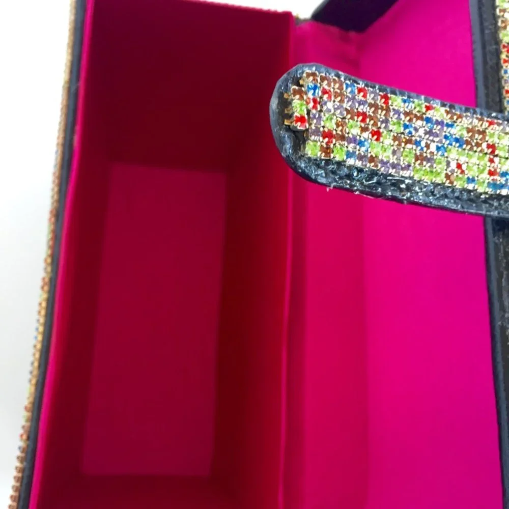 Handcrafted Upcycled Vintage Evening Bag - Picture 8 of 8